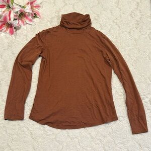 Steven Alan Clay Brown Cashmere-Blend Turtleneck